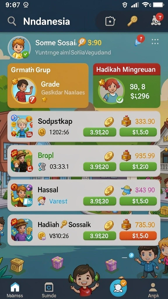 9399slot - Tampilan utama permainan 9399SLOT yang menarik.