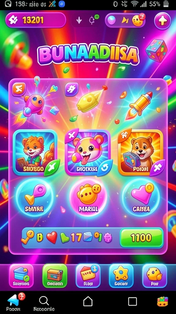 peluang77 - Tampilan grafik menarik pada salah satu game dalam PELUANG77.